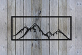 Mountain Landscape Metal Sign