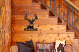 Welcome Whitetail Metal Sign