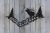 Elk Mountain Metal Sign